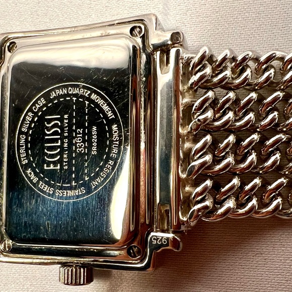 Ecclissi Analog Wristwatch 4 chains bracelet, 6” wrist size, Japan quartz  -1